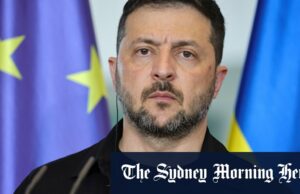 Zelensky para voar para nós para encontrar o Trump após o topo do Alasca Vladimir Putin e Donald Trump Eu deixo a imprensa uma entrevista no final do encontro no Alasca.