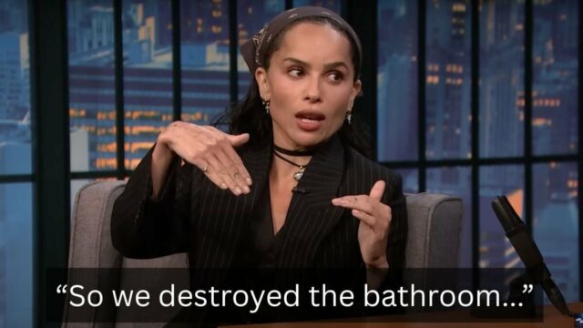 Zoë Kravitz conta uma história selvagem sobre quase perder uma cobra na casa de Taylor Swifts

