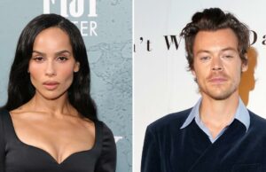 Zoe Kravitz usa vestido abundante depois de ser visto com Harry Styles Dentro da química de Zoe Kravitz com Harry Styles