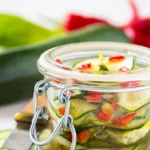 Zuchini marinado em Laguna. Jakub Kuroń combina dois sabores