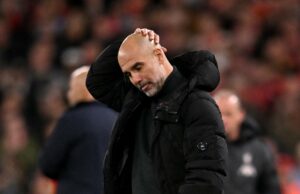 ₤ 30m Male City demitido de Manchester Derby com lesão, com Pep Guardiola sob estresse Rayan Cherki tocando para Lyon, parecendo desanimado