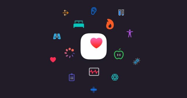 Apple Health apresenta gráficos