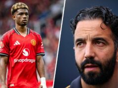 3-4-2-1: UTD masculino previsto Xi vs Male City, Amorim obrigado a fazer ajustes O gerente do Manchester United, Ruben Amorim, durante a partida da Premier League entre o Fulham e o Manchester United no Craven Cottage em 2025 em Londres, Inglaterra.