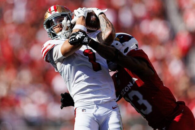 49ers wide receiver Ricky Pearsall