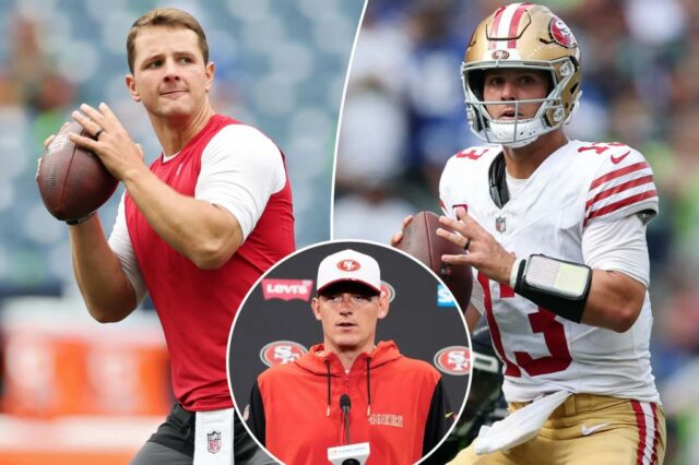 49ers 'não otimista' Brock Purdy pode retornar na semana 3, enquanto Mac Jones começa a começar vs. santos

