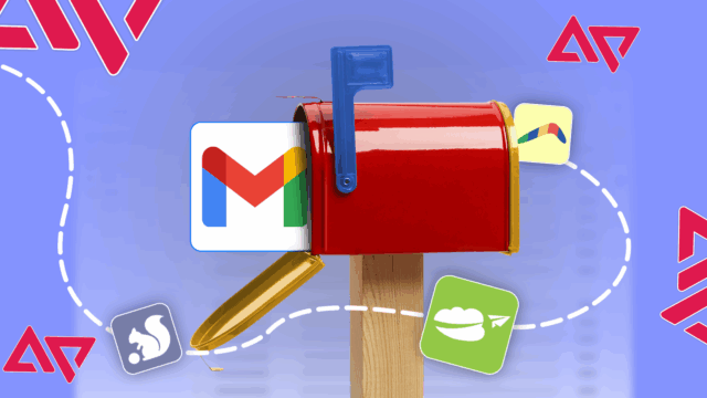 O ícone do aplicativo TODOIST contra um fundo vermelho