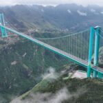 A China abre a ponte mais alta do Globe, danificando seu próprio documento anterior