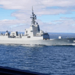 O HMAS Brisbane.