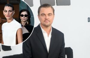 A GF Vittoria Ceretti de Leonardo DiCaprio o sustenta no filme de LA Melhor A GF Vittoria Ceretti de Leonardo DiCaprio o apóia na estréia do filme