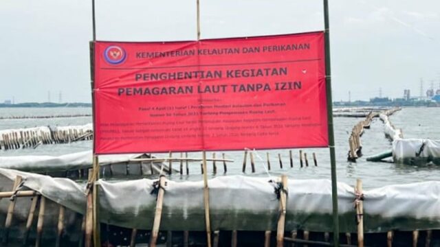 A Polícia Nacional e o Ministério Público foram instados a completar o caso da cerca do mar de Bekasi 

