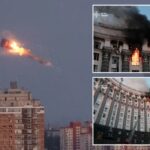 A Rússia assalta a Ucrânia com mais de 800 drones e chamarizes, o maior ataque desse tipo na guerra, matando pelo menos 2