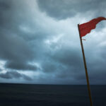 "Subject: Tropical storm in the beach paradise ResortLocation: Playa del Carmen, Riviera Maya, Mexico."