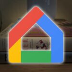 Guia Favoritos do aplicativo do Google Home mostrando feeds de câmera de segurança e outros dispositivos
