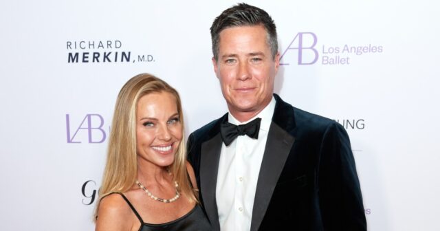 Ivana Firestone, Andrew Firestone na 18ª gala anual do Los Angeles Ballet em Beverly Wilshire, um hotel Four Seasons em 18 de abril de 2024 em Beverly Hills.