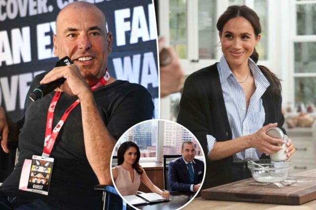 A co-estrela de Meghan Markle's 'Suits', Rick Hoffman, revela como ela organizou férias no set

