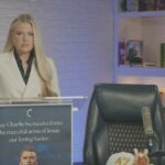 A esposa de Charlie Kirk, Erika, falou publicamente após a morte de seu marido.