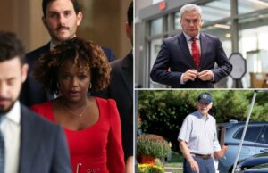 A ex-secretária de imprensa da Câmara Branca, Karine Jean-Pierre, chega para grelhar no declínio cognitivo de Biden pelo painel A ex-secretária de imprensa da Câmara Branca, Karine Jean-Pierre, chega para grelhar no declínio cognitivo de Biden pelo painel