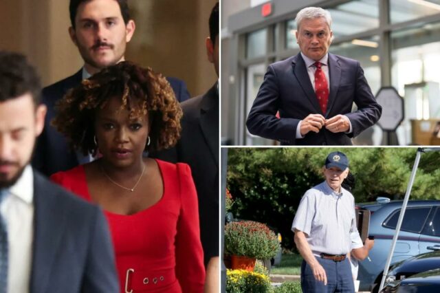 A ex-secretária de imprensa da Câmara Branca, Karine Jean-Pierre, chega para grelhar no declínio cognitivo de Biden pelo painel

