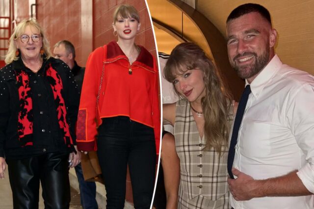 A mãe de Travis Kelce, Donna, 'pressionou' a estrela da NFL para ter um bebê com Taylor Swift

