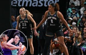 A missão Breanna Stewart da Liberty é clara se ela joga o jogo 2 ou não A missão Breanna Stewart da Liberty é clara se ela joga o jogo 2 ou não