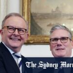 Albanese trouxe algumas cervejas para sua reunião informal em Downing Street.