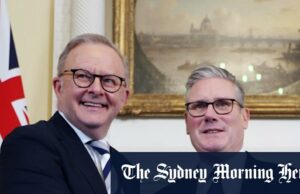 ‘A nostalgia não é uma estratégia’: albaneses se junta à PMS contra a direita populista Albanese trouxe algumas cervejas para sua reunião informal em Downing Street.