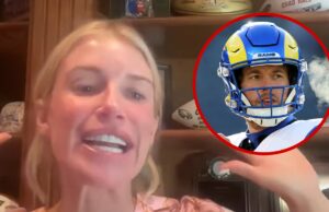 A outra metade de Matthew Stafford racha piada de controle de natalidade após a virilha do quarterback atingida 092325_KELLY_STAFFORD_KAL