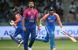 A primeira preferência do vice-capitão Gill da competição Indo-Pak em confronto A primeira preferência do vice-capitão Gill da competição Indo-Pak em confronto