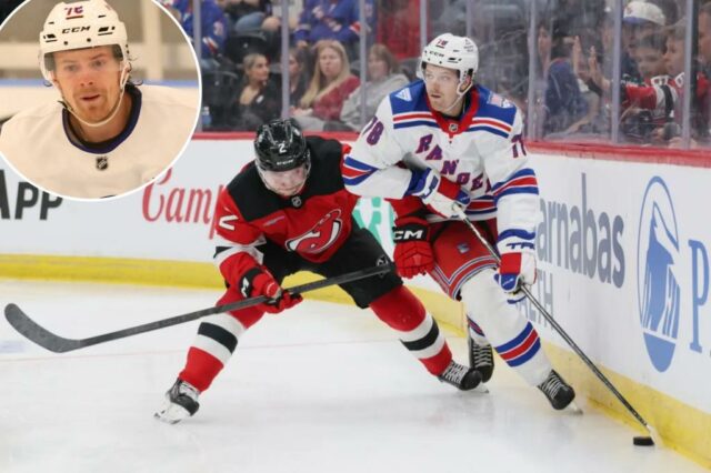 O atacante do Rangers, Brennan Othmann (78), foi enviado para Ahl Hartford na terça -feira.