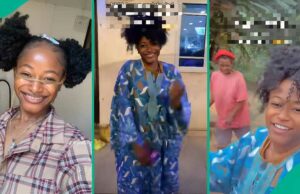 A senhora nigeriana usa as roupas do pai tarde para ver a mãe, o vídeo deixa muitos emocionais A senhora nigeriana usa as roupas do pai tarde para ver a mãe, o vídeo deixa muitos emocionais