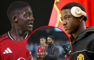 A tela Cameo de Kobbie Makeo vs Guy City estimula a resposta efetiva de seguidores perplexos do UTD, ‘esse homem certamente ainda’ … O meio -campista da Inglaterra, Kobbie Manoo, olha durante a partida da Copa da Carabao entre Grimsby Town e Manchester United no Blundell Park em 2025 em Grimsby, Inglaterra.