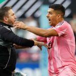 ASSISTA: Luis Suarez parece cuspir na equipe de Seattle Sounders depois da final da Copa das Ligas do Inter Miami Lose
