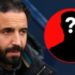O gerente do Manchester United, Ruben Amorim, durante a partida da Premier League entre o Manchester City e o Manchester United no Etihad Stadium em 2025 em Manchester, Inglaterra.