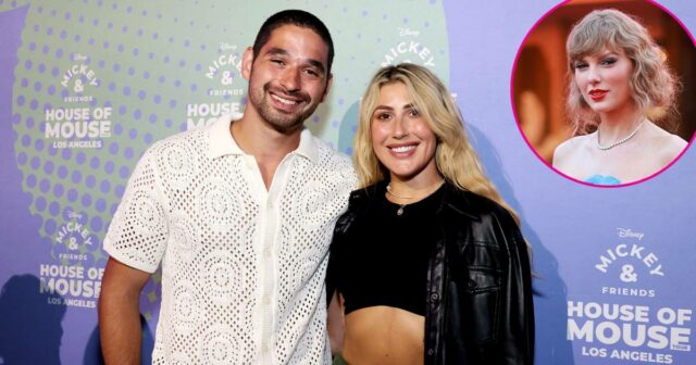 Alan Bersten e Emma Slater estão prontos para dançar em Taylor Swift Wedding
