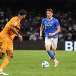 Rasmus Hojlund em ação para Napoli contra Pisa.
