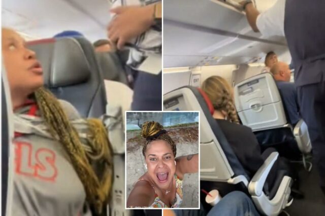 American Airlines Passager DUCT-Taped to Wat para atacar comissário de bordo, ameaçando a tripulação durante a explosão bizarra no ar: federais

