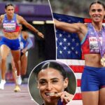 American Sydney McLaughlin-Levrone ganha 400m de título mundial por dois décimos de segundo-apenas tímido de disputado mundial