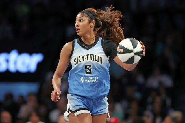Angel Reese encontrando suspensão da WNBA para a partida do céu na sexta-feira 

