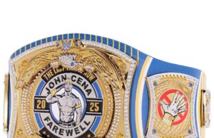 Apenas como obter o equipamento de excursão John Cena de adeus: armazenar o produto WWE Wrestlepalooza Indianapolis Apenas como obter o equipamento de excursão John Cena de adeus: armazenar o produto WWE Wrestlepalooza Indianapolis