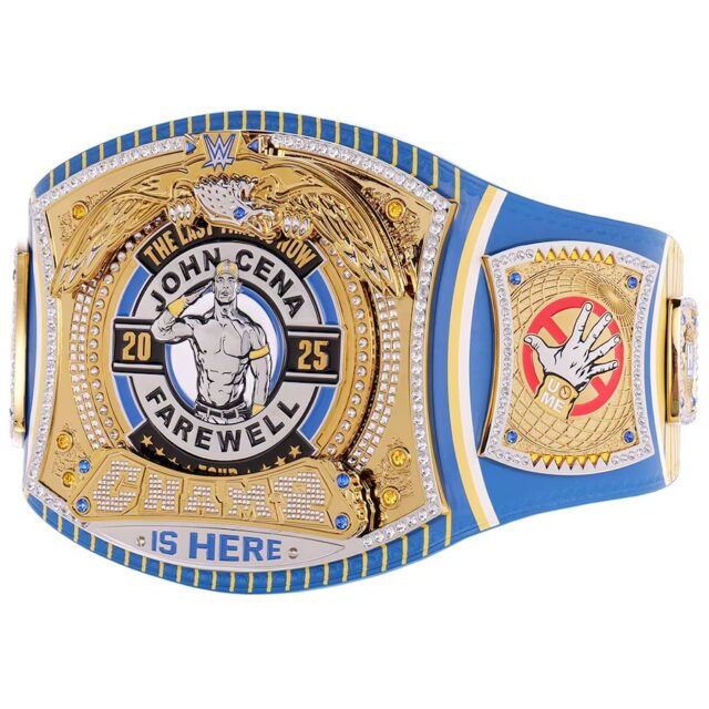 Apenas como obter o equipamento de excursão John Cena de adeus: armazenar o produto WWE Wrestlepalooza Indianapolis 

