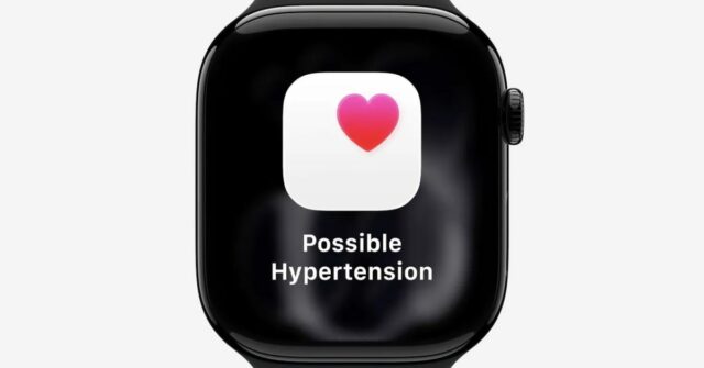 Apple Watch Pressão alta notifica o atributo obtém folga do FDA 

