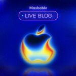 Vidro líquido e iOS 26 na exibição de três iPhones