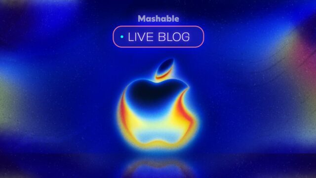 Vidro líquido e iOS 26 na exibição de três iPhones