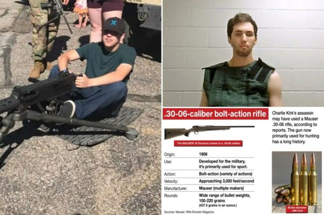 Arma que matou Charlie Kirk é o rifle da era da WWI-I

