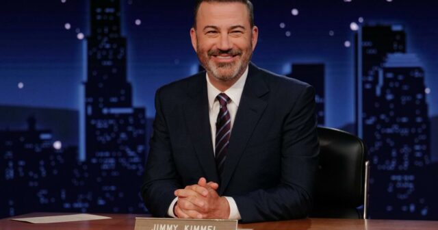 As classificações de retorno de Jimmy Kimmel 6,3 milhões de visitantes no ABC- e muito mais em sites de mídia social 

