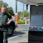 O xerife do condado de Poly Judd Grady fala em Auberndale Illegal Gambling Raid