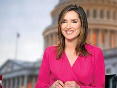 As informações da CBS concorda a não modificar as reuniões de ‘Face the Country’ em conformidade com a reação de segurança da pátria Margaret Brennan, the new anchor of "Face the Nation," talks to affiliates from Washington, D.C. on Friday, February 23, 2018 ahead of her first Sunday broadcast as permanent moderator. Photo: Chris Usher/CBS é2018 CBS Broadcasting Inc. All Rights Reserved.