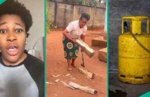 Assista a tendência de vídeo enquanto a mulher exibe comida que ela cozinhou com lenha, diz que o marido não gosta de gás Assista a tendência de vídeo enquanto a mulher exibe comida que ela cozinhou com lenha, diz que o marido não gosta de gás