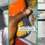 Assista a tendências de vídeo enquanto Lady grita depois de abrir o recipiente de chá que ela comprou no Mall