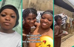 Assista ao vídeo como a senhora nigeriana mostra uma mulher que lavou suas roupas sujas para N5K Assista ao vídeo como a senhora nigeriana mostra uma mulher que lavou suas roupas sujas para N5K